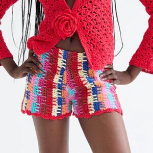 TACH ROWENA CROCHET SHORTS